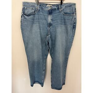 Madewell Curvy Vintage Straight Jeans 28W Plus Size 18/20 NWT